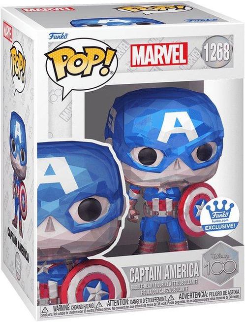Funko Pop #1268 Funko Pop! Marvel Captain America (Facet), Kinderen en Baby's, Speelgoed | Overig, Verzenden