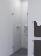 Profielloze douchedeur 90 x 200 cm – helder glas met chroom, Ophalen of Verzenden, Nieuw, Chroom, Bad