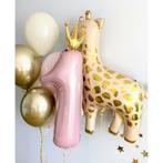 8-delige eerste verjaardag ballon set met Giraf, Nieuw, Verzenden