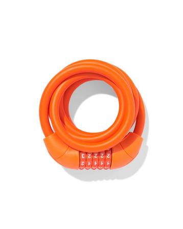 HEMA Spiraalslot 180cm Ø12mm oranje beschikbaar voor biedingen