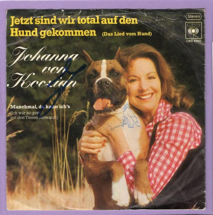 Johanna Von Koczian – Jetzt Sind Wir Total Auf Den Hund Geko, Cd's en Dvd's, Vinyl Singles, Ophalen of Verzenden