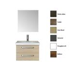 Badkamermeubelset Sanicare Q9 2 Laden 65cm Belluno-Eiken, Ophalen of Verzenden, Nieuw, Chroom, Bad