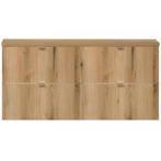 Wastafelonderkast Newport met 4 lades 120x60x40 cm eikenkleu, Huis en Inrichting, Badkamer | Badkamermeubels, Verzenden, Nieuw