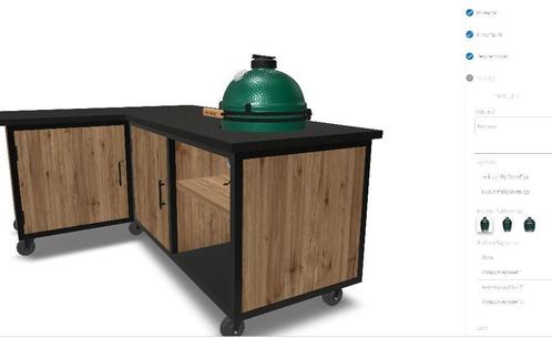Beef Exclusief Buitenkeukens - zelf samenstellen met 3D conf, Tuin en Terras, Buitenkeukens, Inbouw, Vrijstaand, Nieuw, Houtskool