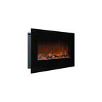 Wandhaard Majestic - 128cm, Huis en Inrichting, Ophalen of Verzenden, Nieuw, Hangende haard, Elektrische haard