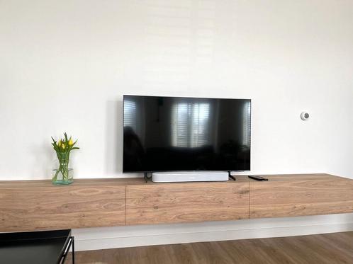 Tv-meubel | zwevend | eiken | laden klep | 300x35 Maatwerk, Huis en Inrichting, Kasten | Televisiemeubels, 25 tot 50 cm, Nieuw