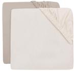Jollein Jersey Oatmeal/Sand 40 x 80/90 cm 2 Stuks Wieg, Kinderen en Baby's, Dekens, Slaapzakjes en Inbakerproducten, Verzenden