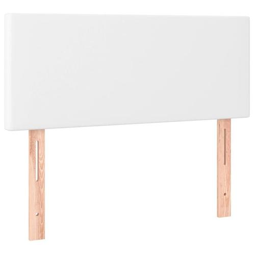 Hoofdbord Wit Kunstleer 90cm - Tweedekansje - Stijlvol!, Huis en Inrichting, Slaapkamer | Bedden, 90 cm, Verstelbaar, Wit, Nieuw