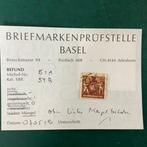 Liechtenstein 1921 - 13 Rp Wapen in zeldzame perforatie 9,5, Gestempeld