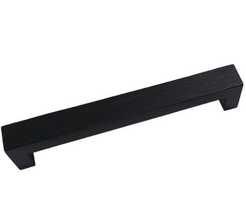 Greep Bench Recht Essen gelakt mat zwart 160 mm, Doe-het-zelf en Verbouw, Hang- en Sluitwerk, Verzenden