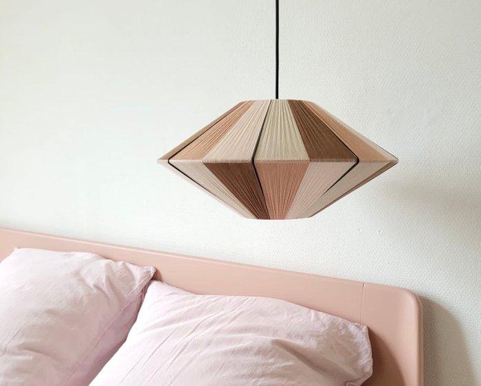 studio OUI - Plafondlamp - Katoen - japandi draad lampenkap, Antiek en Kunst, Kunst | Designobjecten