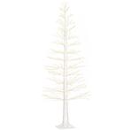 Kerstboom - Realistische schors - LED-verlichting - Wit, Huis en Inrichting, Lampen | Vloerlampen, Ophalen of Verzenden, Nieuw