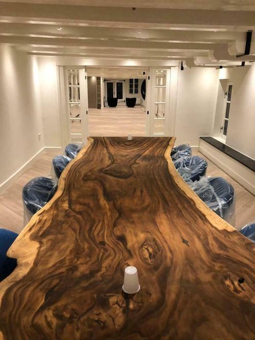 boomstamtafel grootste voorraad unieke eettafels va 895 euro, Huis en Inrichting, Tafels | Eettafels, 50 tot 100 cm, 200 cm of meer