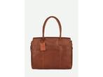 Burkely Vintage Doris - Laptopbag 15.6 - Leer - Cognac, Computers en Software, Laptoptassen, Verzenden, Zo goed als nieuw