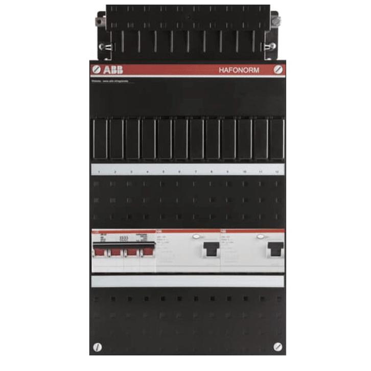 ABB uitbreidingsgroepenkast 3 fase 2 aardlekschakelaars 4, Doe-het-zelf en Verbouw, Elektra en Kabels, Ophalen of Verzenden