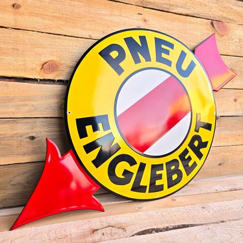Pneu Englebert reclamebord, Verzamelen, Merken en Reclamevoorwerpen, Verzenden