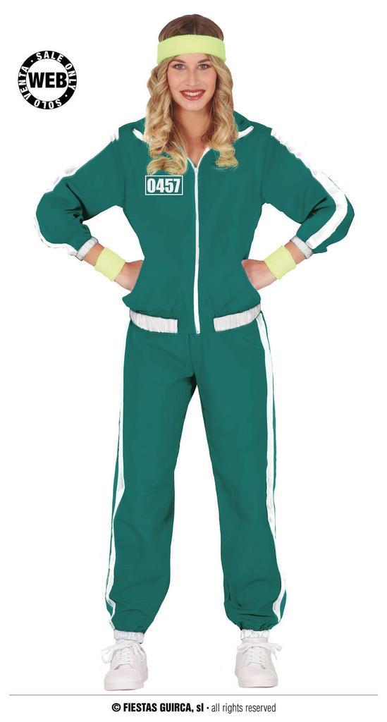 Squid Game Deelnemer Kostuum Dames, Kleding | Dames, Carnavalskleding en Feestkleding, Nieuw, Ophalen of Verzenden