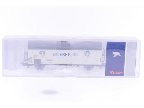 Schaal H0 Roco 76713 gesloten goederenwagen type Ics Int..., Hobby en Vrije tijd, Modeltreinen | H0, Gelijkstroom, Analoog, Gebruikt