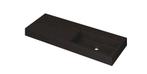Wastafel INK Momento 1200x450x90 mm Quartz zwart 3421248, Ophalen of Verzenden, Nieuw, Overige typen