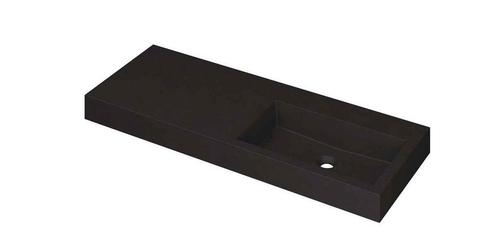 Wastafel INK Momento 1200x450x90 mm Quartz zwart 3421248, Doe-het-zelf en Verbouw, Sanitair, Overige typen, Nieuw, Ophalen of Verzenden