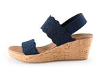 Skechers Sleehakken in maat 37 Blauw | 10% extra korting, Skechers, Zo goed als nieuw, Schoenen met hoge hakken, Verzenden
