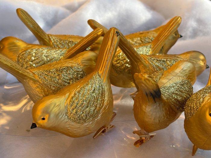 Inge-Magic: Vogeltjes voor de kerstboom, goudkleurig -, Diversen, Kerst