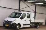 Renault Master 2.3 dCi DC DUBBEL CABINE OPEN LAADBAK, Stof, Gebruikt, Euro 6, Renault