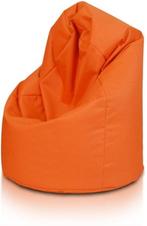 Zitzak fauteuil oranje- loungestoel zitkussen relaxkussen, Ophalen of Verzenden, Nieuw
