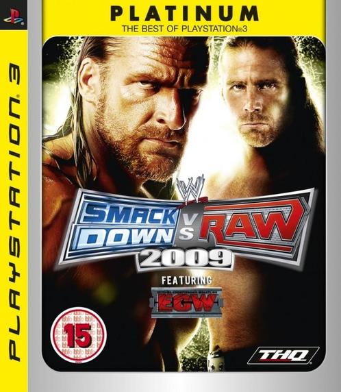 WWE Smackdown vs Raw 2009 (platinum) (PlayStation 3), Spelcomputers en Games, Games | Sony PlayStation 3, Gebruikt, Vanaf 12 jaar