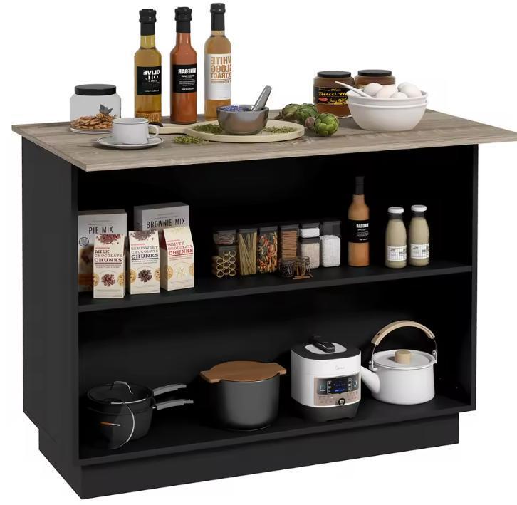 Keukeneiland met Kast & Planken – 105x60x82 cm, Huis en Inrichting, Keuken | Keukenelementen, Nieuw, Verzenden