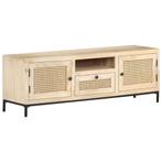 vidaXL Tv-meubel 120x30x40 cm massief mangohout en, 100 tot 150 cm, Verzenden, Nieuw, Minder dan 100 cm