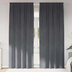 vidaXL Gordijnen met gordijnen 2 pcs Lichtgrijs 140 x 225 cm, Verzenden, Nieuw