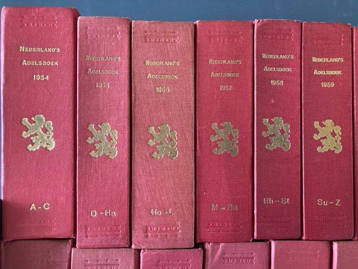 Diverse - Nederland’s Adelsboek, 25 delen - 1954-1980, Antiek en Kunst, Antiek | Boeken en Bijbels
