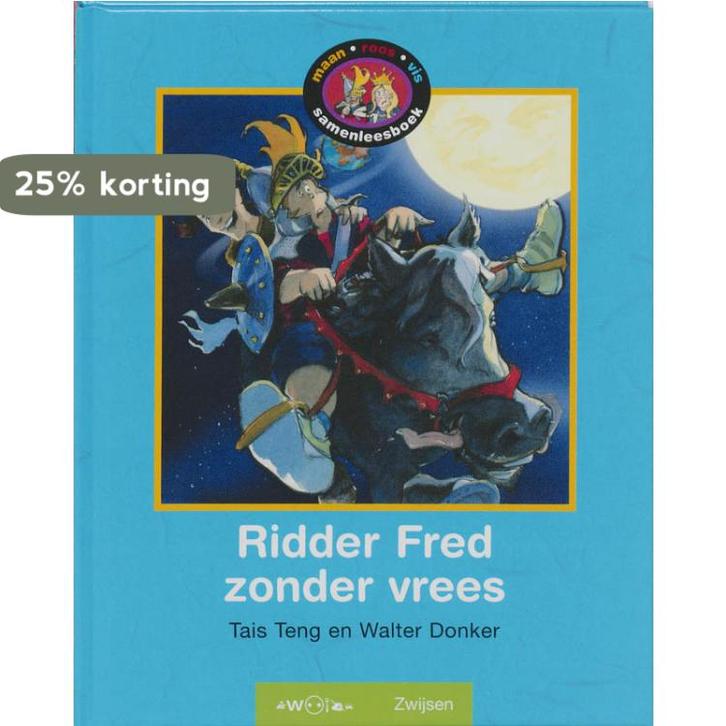 Ridder zonder vrees / Maan roos vis / 6 9789027663801, Boeken, Kinderboeken | Kleuters, Zo goed als nieuw, Verzenden