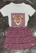 Leuke tijger set roze meerdere maten, Kinderen en Baby's, Kinderkleding | Maat 146, Verzenden, Nieuw, Meisje, Setje