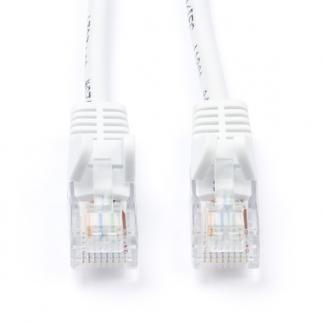 Netwerkkabel | Cat5e U/UTP | 25 meter (Wit), Computers en Software, Pc- en Netwerkkabels, Nieuw, Verzenden