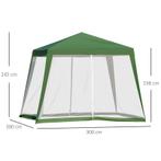 TRUUSK Tuinpaviljoen Partytent Partytent Weerbestendig Met K, Verzenden, Nieuw