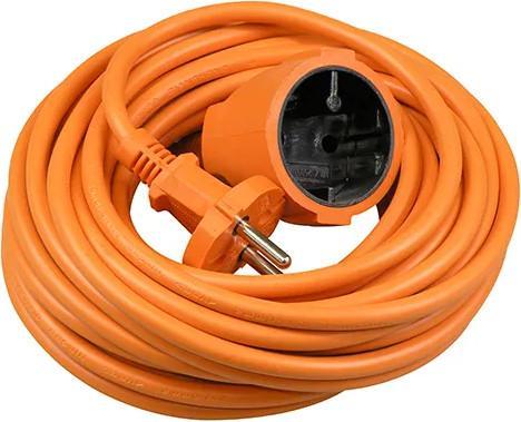Verlengkabel 10 meter oranje ongeaard, Doe-het-zelf en Verbouw, Elektra en Kabels, Nieuw, Verzenden