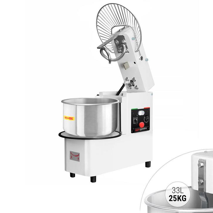GGM Gastro | Deegmixer - 33 liter / 25 kg - 2 snelheden - |, Witgoed en Apparatuur, Keukenmixers, Verzenden