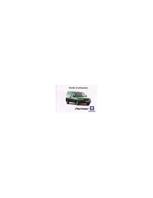 2001 PEUGEOT PARTNER INSTRUCTIEBOEKJE FRANS, Auto diversen, Handleidingen en Instructieboekjes