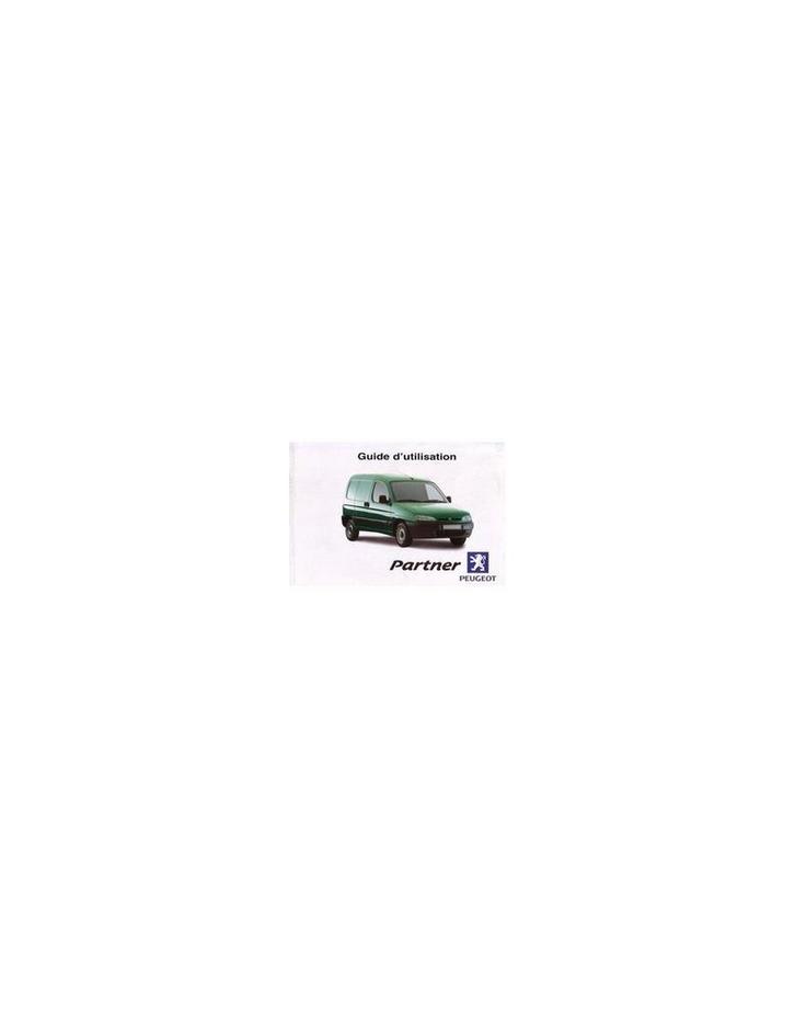 2001 PEUGEOT PARTNER INSTRUCTIEBOEKJE FRANS, Auto diversen, Handleidingen en Instructieboekjes