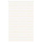 vidaXL Zebra rolgordijn 140x230 cm stofbreedte 135,9 cm, Verzenden, Nieuw, Beige