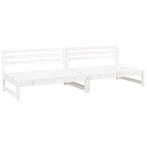 Massief Houten Tuinbank Set - tweedekansje - Modulair!, Tuin en Terras, Ophalen of Verzenden, Nieuw, Hout