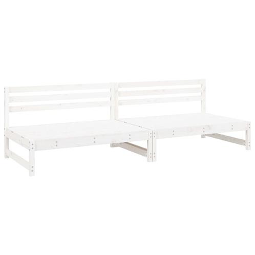 Massief Houten Tuinbank Set - tweedekansje - Modulair!, Tuin en Terras, Tuinbanken, Nieuw, Hout, Ophalen of Verzenden