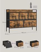 Dressoir met 5 Stoffen Lades –Opbergkast Slaapkamer en Woonk, Huis en Inrichting, Kasten | Dressoirs, Verzenden, Nieuw