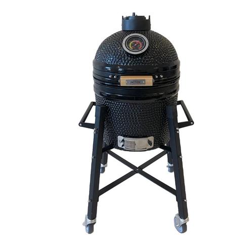 Patton Kamado 15 inch Premium Black, Tuin en Terras, Houtskoolbarbecues, Verzenden