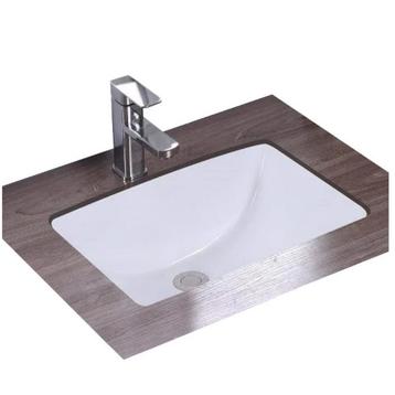 REA Rechthoekige onderbouwwastafel - glans wit - 46x33x19... beschikbaar voor biedingen