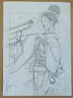 Michetz, Marc - 1 Original drawing - Geisha au kimono, Nieuw