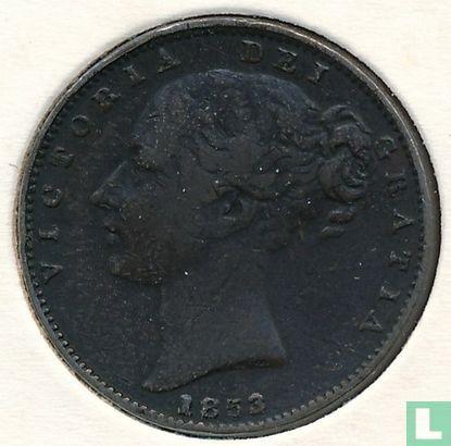 Verenigd Koninkrijk 1 farthing 1853, Postzegels en Munten, Munten | Europa | Niet-Euromunten, Losse munt, Overige landen, Verzenden