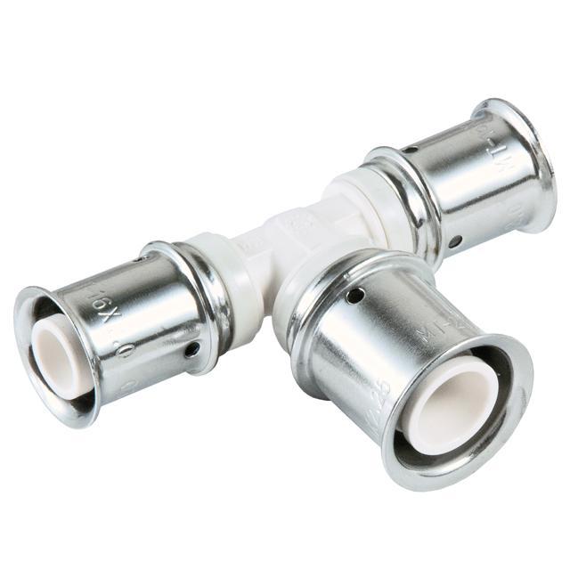 MultiTubo PPSU persfitting T-stuk 32 x 25 x 32 mm, Doe-het-zelf en Verbouw, Buizen en Afvoer, Ophalen of Verzenden